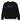 Pleiadian Embroidered Organic Crewneck. Galactic Collection Black