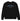 Mount Shasta Embroidered Organic Crewneck. Classic Collection Black